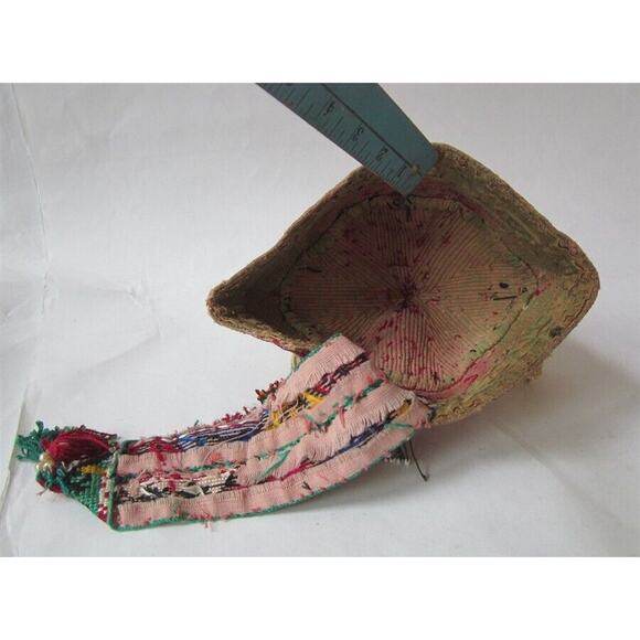 VTG Turkmen handmade hat, embroidery hat, skull turkoman Uzbek hat OLD MUSEUM - Picture 3 of 15